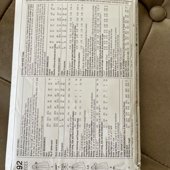 1700-1800 Dress Patterns - Picture 5 of 5